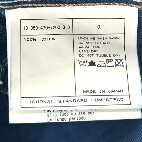 Journal Standard Homestead Indigo Blue Cotton Work Shirt - Picture 9 of 9
